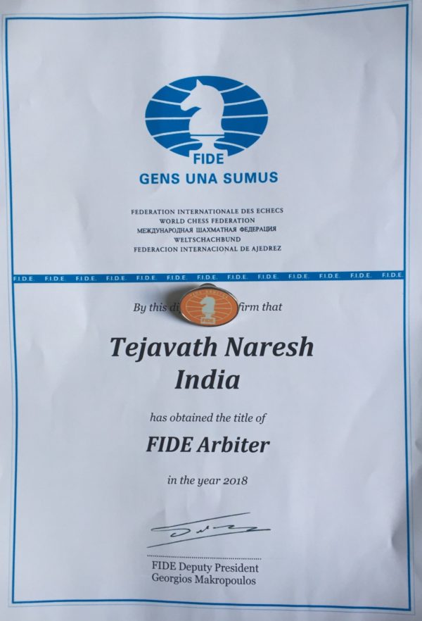 FIDE certificate · 2024 nationals